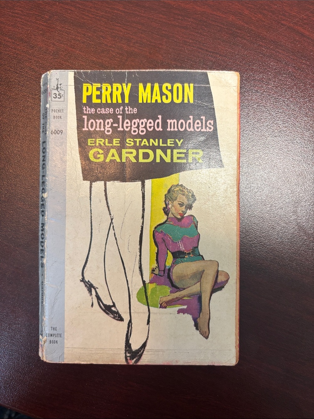 Perry Mason "The Case of the Long-Legged Models" Paperback — Multicolor Cover
